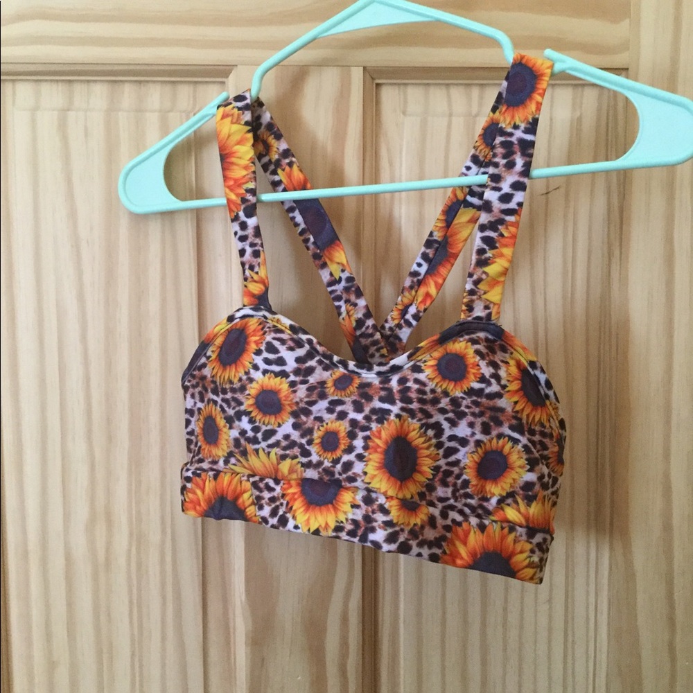 Medium sunflower and lace boutique Camisole